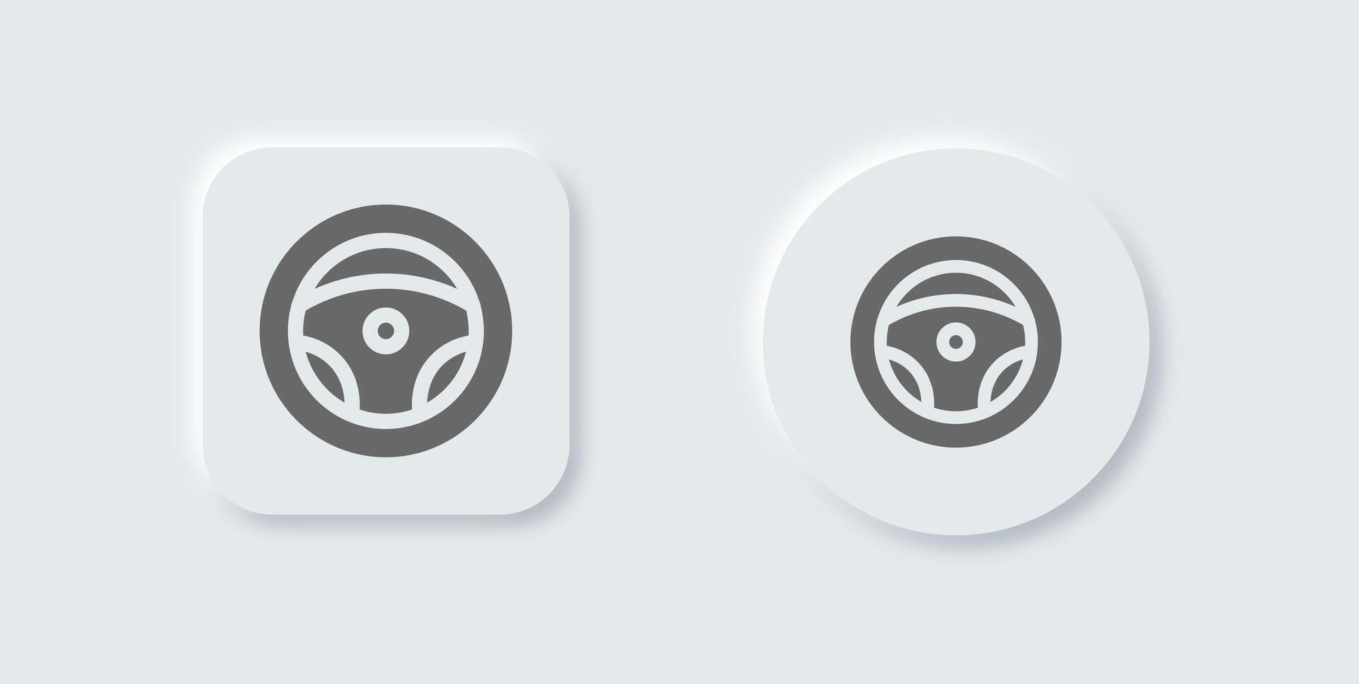 Two white buttons with a pair of eyes on them vector