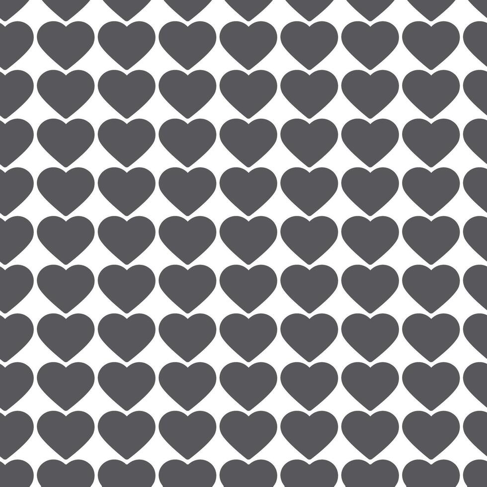 Hearts shape in grayscale on transparent background Seamless Pattern Black Day background concept. Isolated illustration Thematic card or web promo leaflet wallpaper, price tag, label, wrapping vector