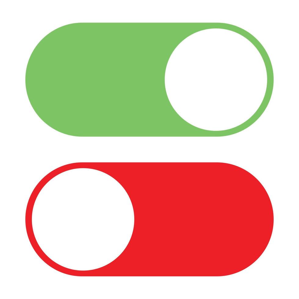 On and Off slider button. toggle on off web 57049782 Vector Art at Vecteezy