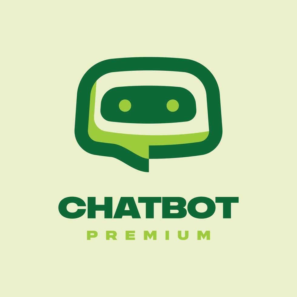Chat Bot Logo vector