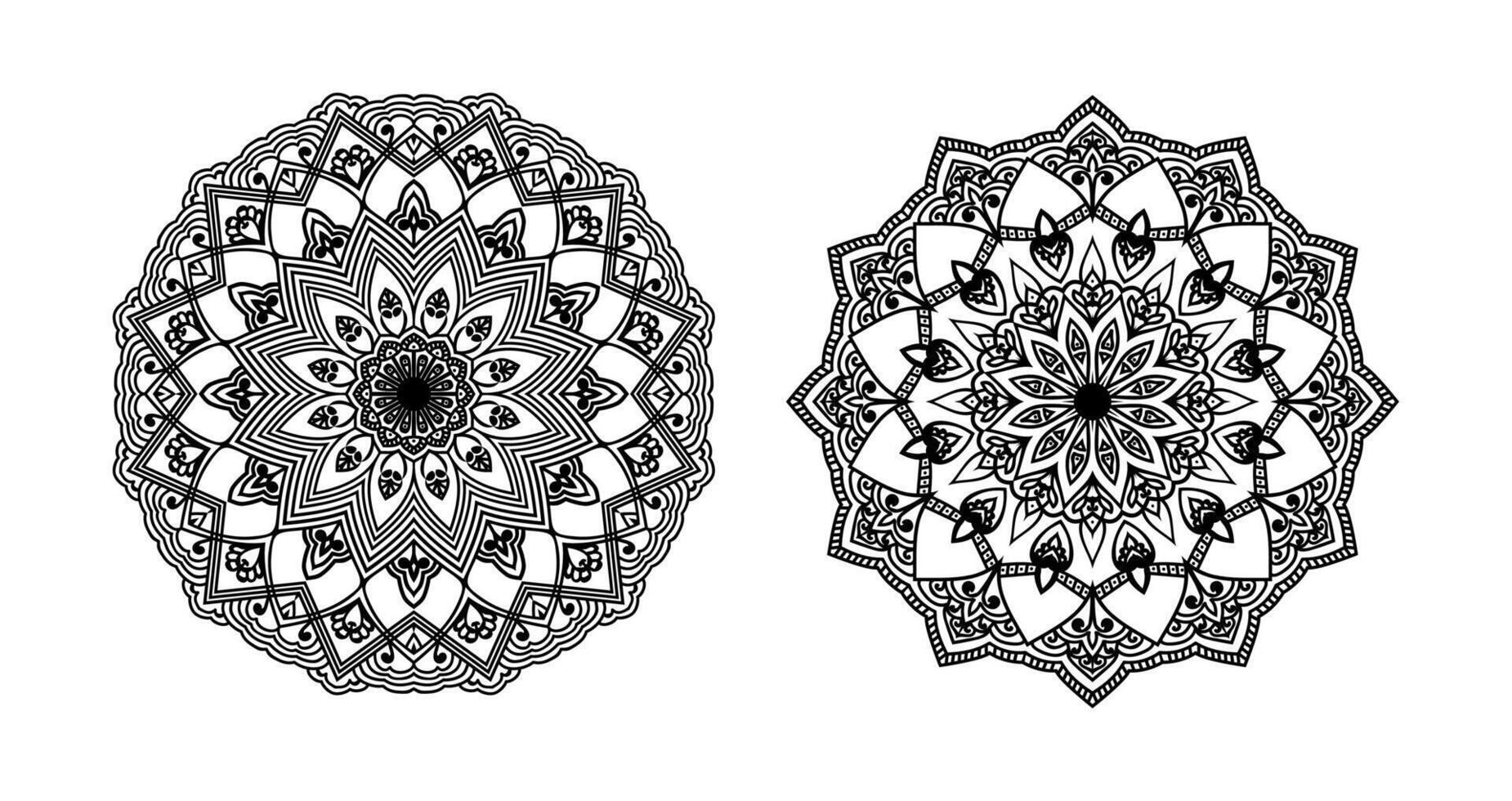 Luxury ornamental mandala design background template vector