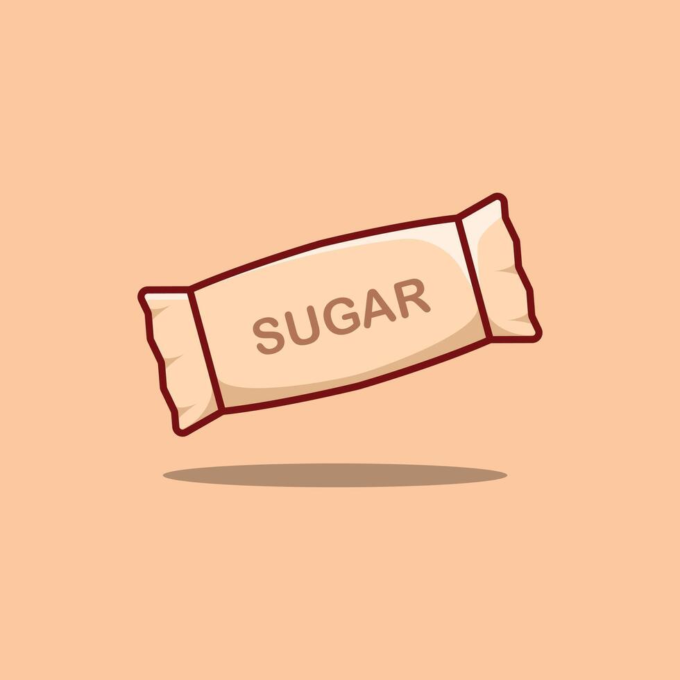 Sugar Cartoon Illustration vector