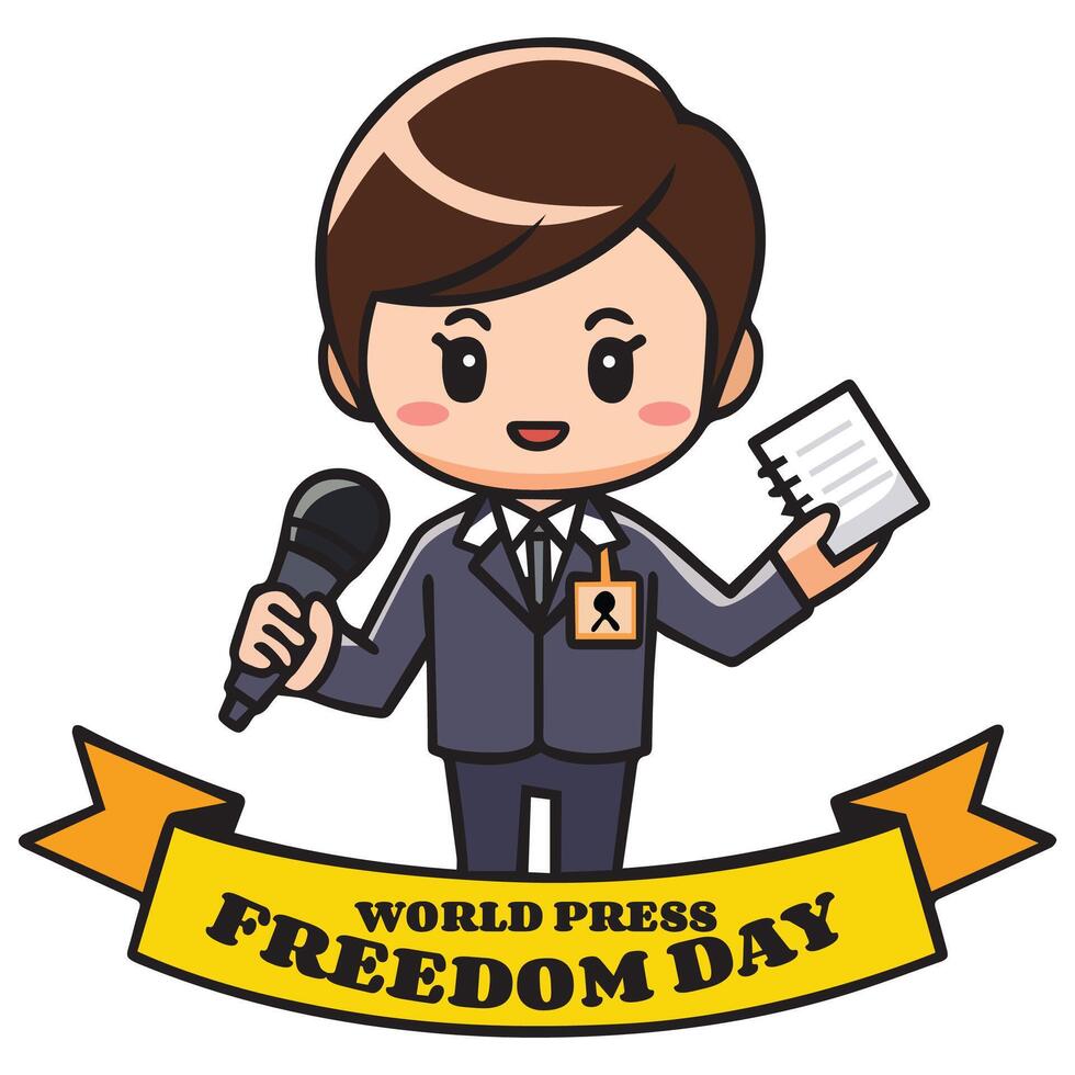 world press freedom day , vector