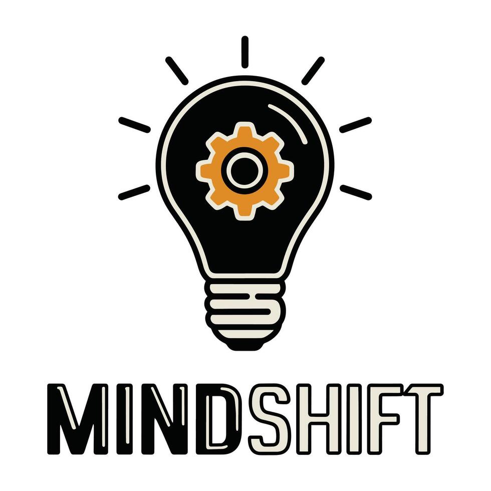 Mind Shift T Shirt Design vector