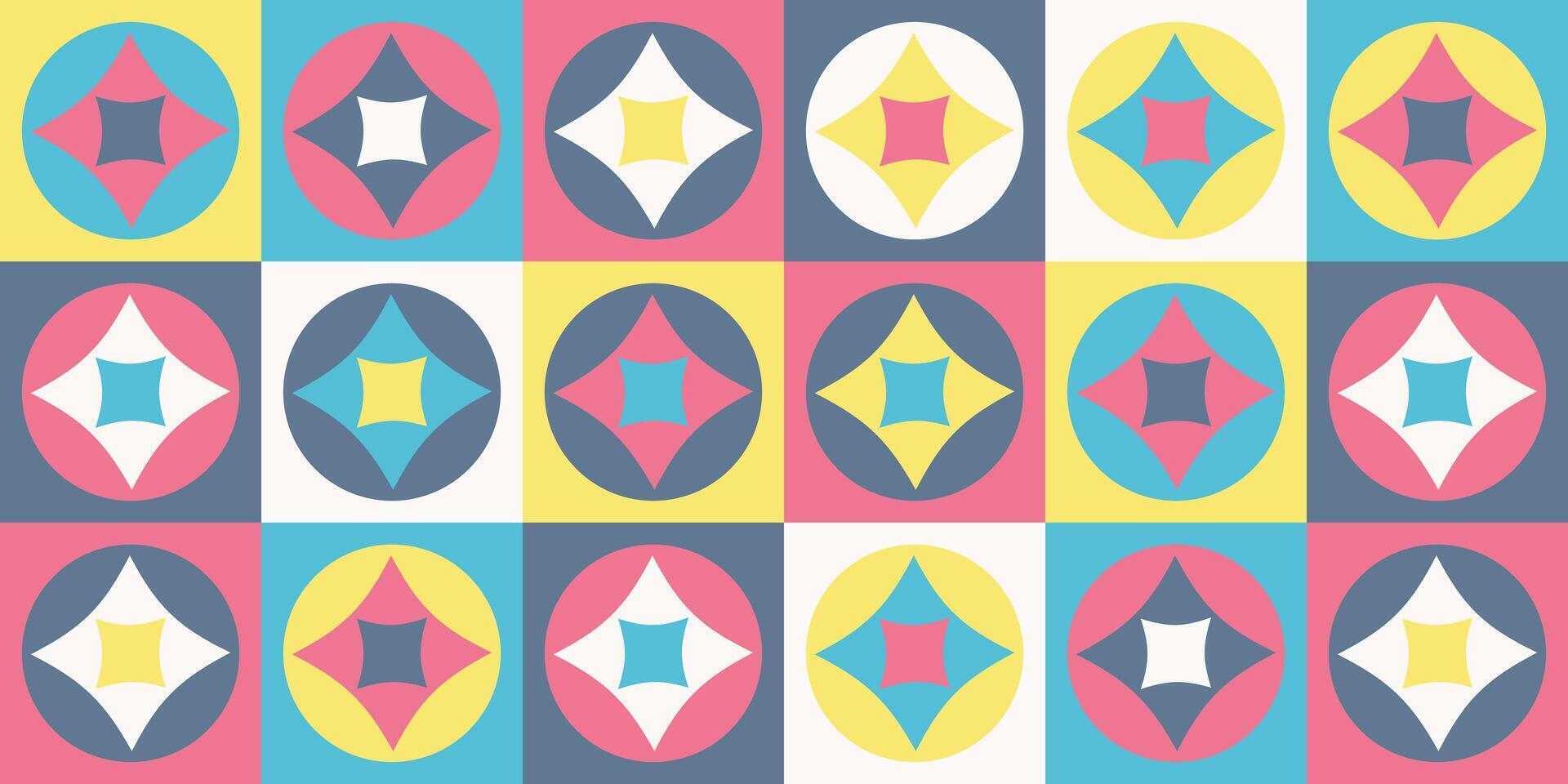Modern geometric pattern, abstract colorful background, wallpaper. vector