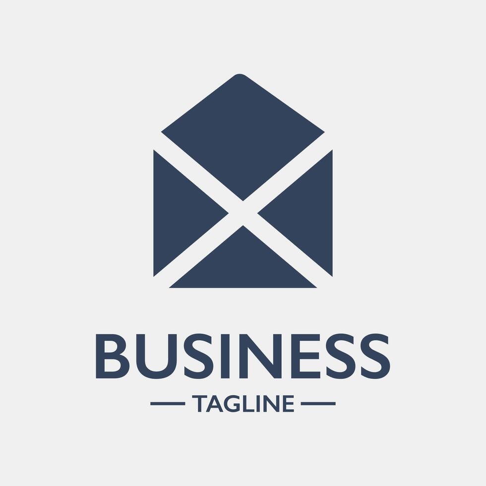 Business envelope logo template, business envelope logo template, business envelope logo illustration vector