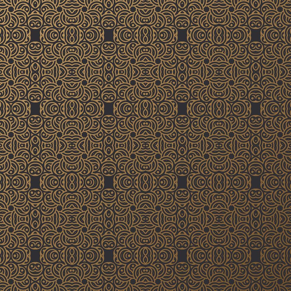 luxury dark retro seamless pattern background design vector