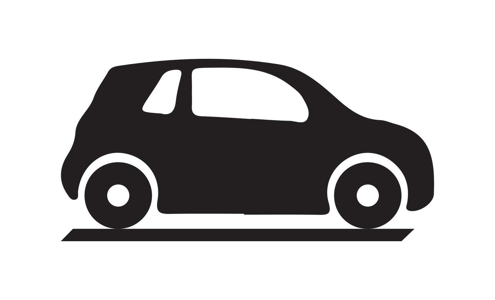 Black car graphic design vector