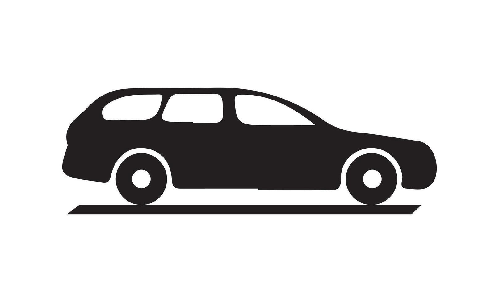 Flat car design style eps 10 illustration graphic design vector