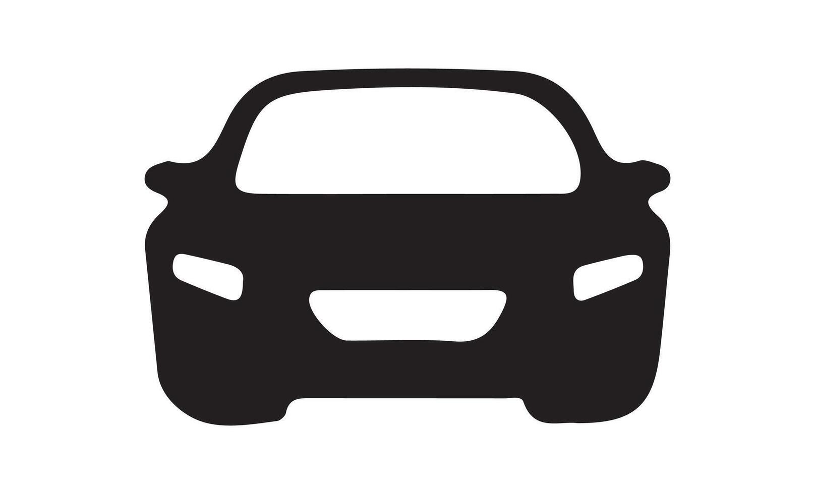 Car Icons with white background. illustration eos 10 vector