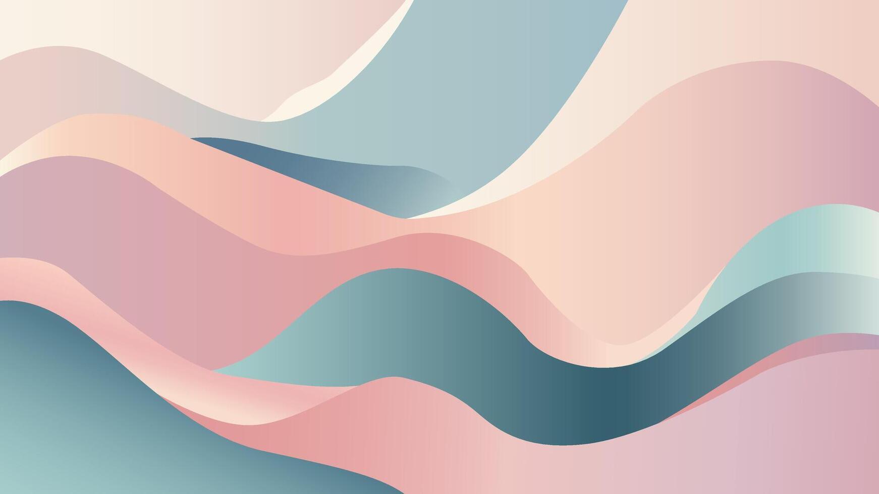abstract background with waves and colors vector