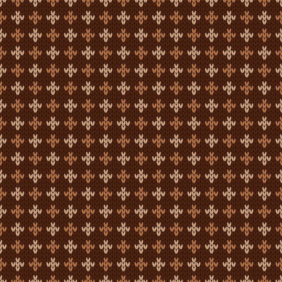 Winter knitted seamless pattern, with dots. Norwegian style sweater. Wool texture. Traditional holiday background. vector