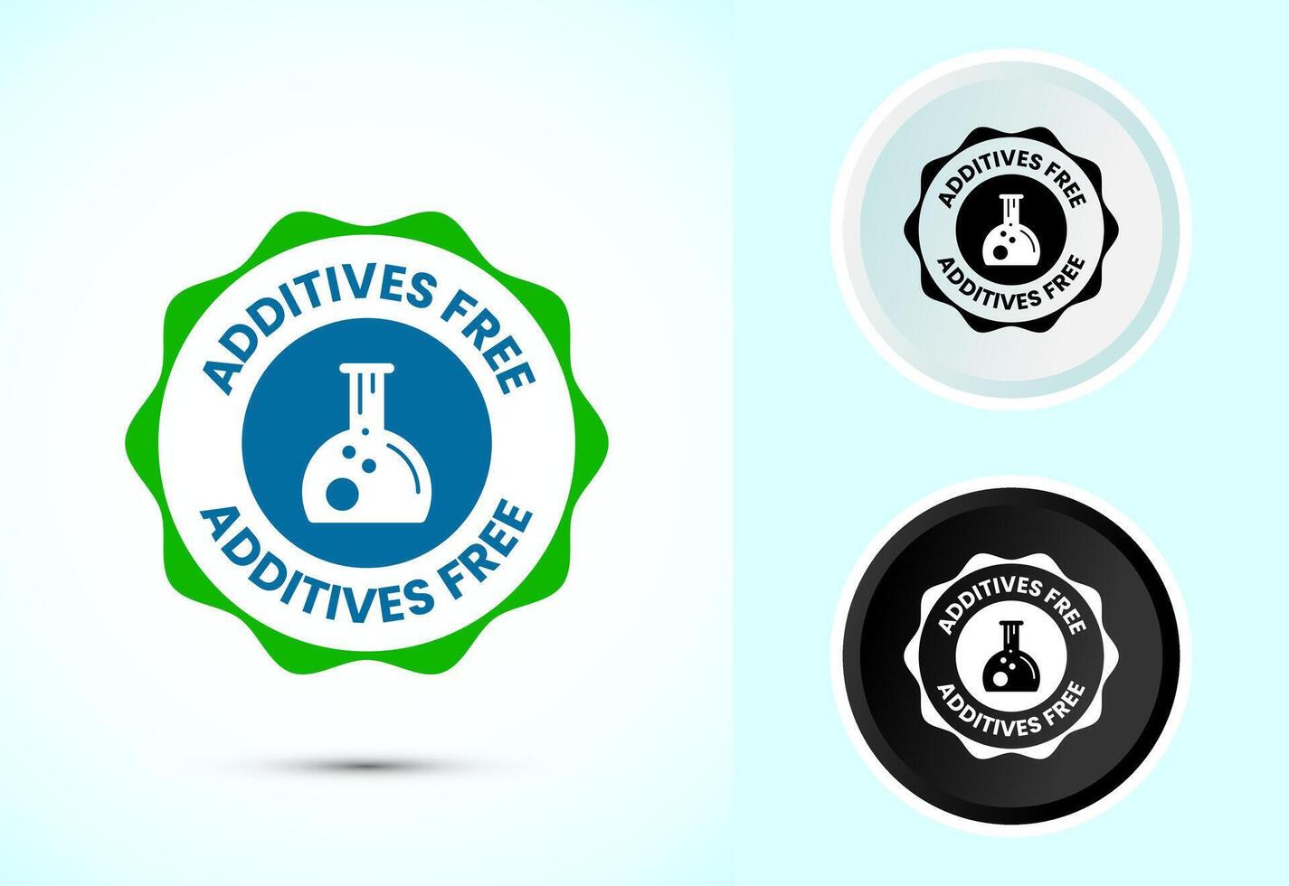 Additives free icon design vector