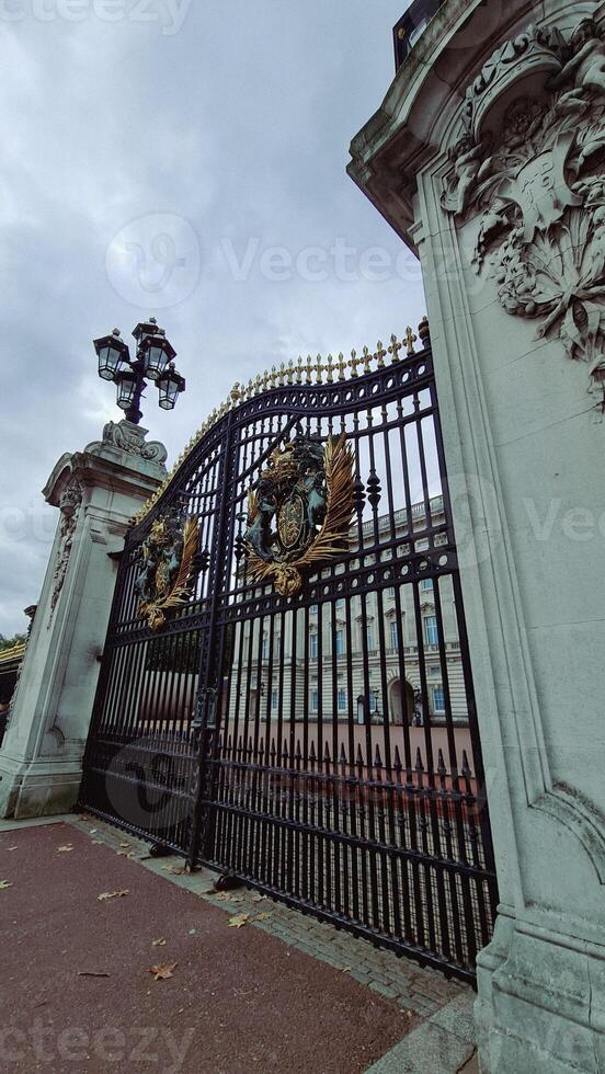 Beautiful palace gate in London photo