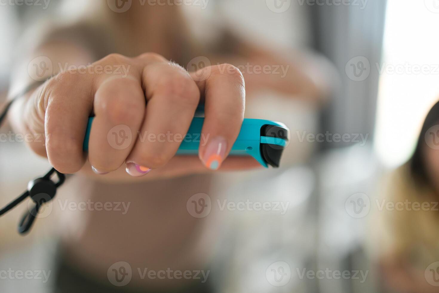 Hands using game controller. Playing games photo