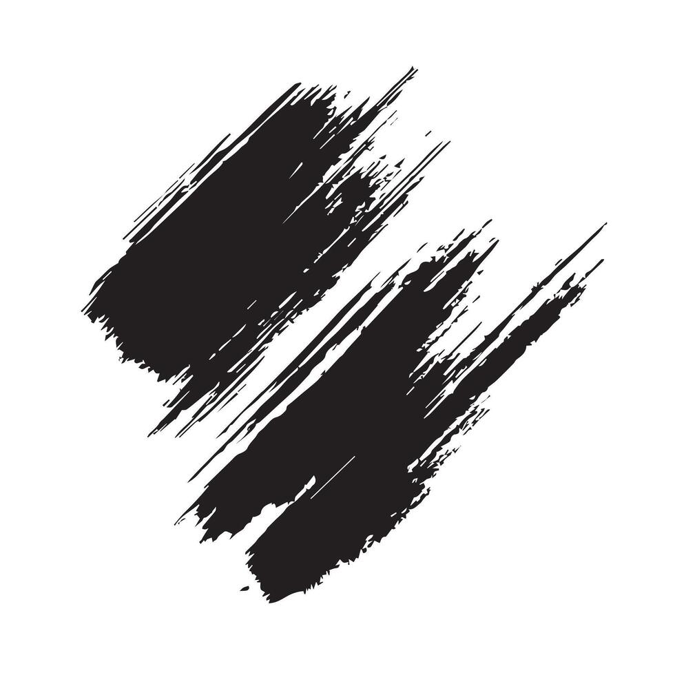 High-Detail Black Grunge Texture vector