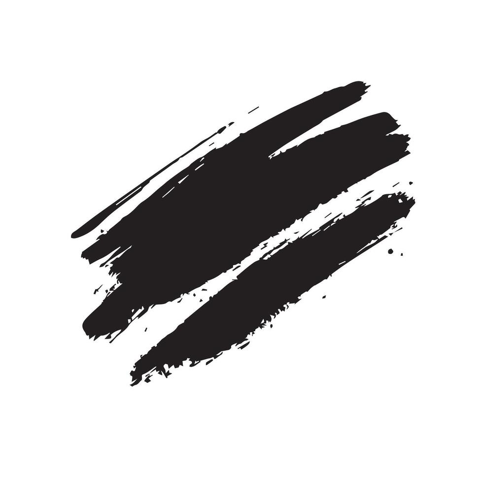 Grunge Black Ink Smudge Effect vector