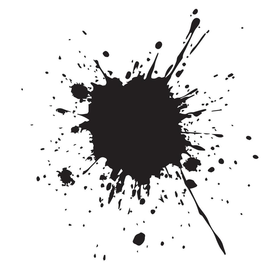Splattered Paint Drops Background vector