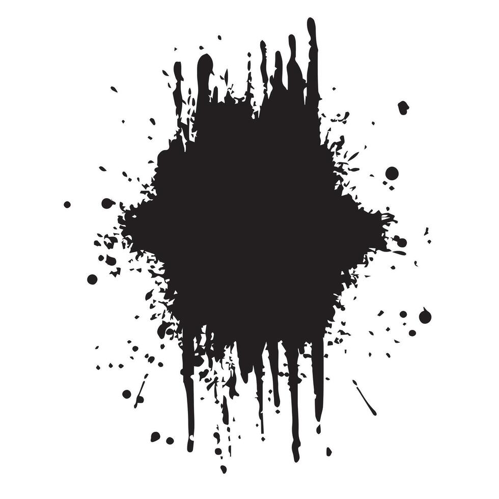 Artistic Paint Drops and Splatters vector