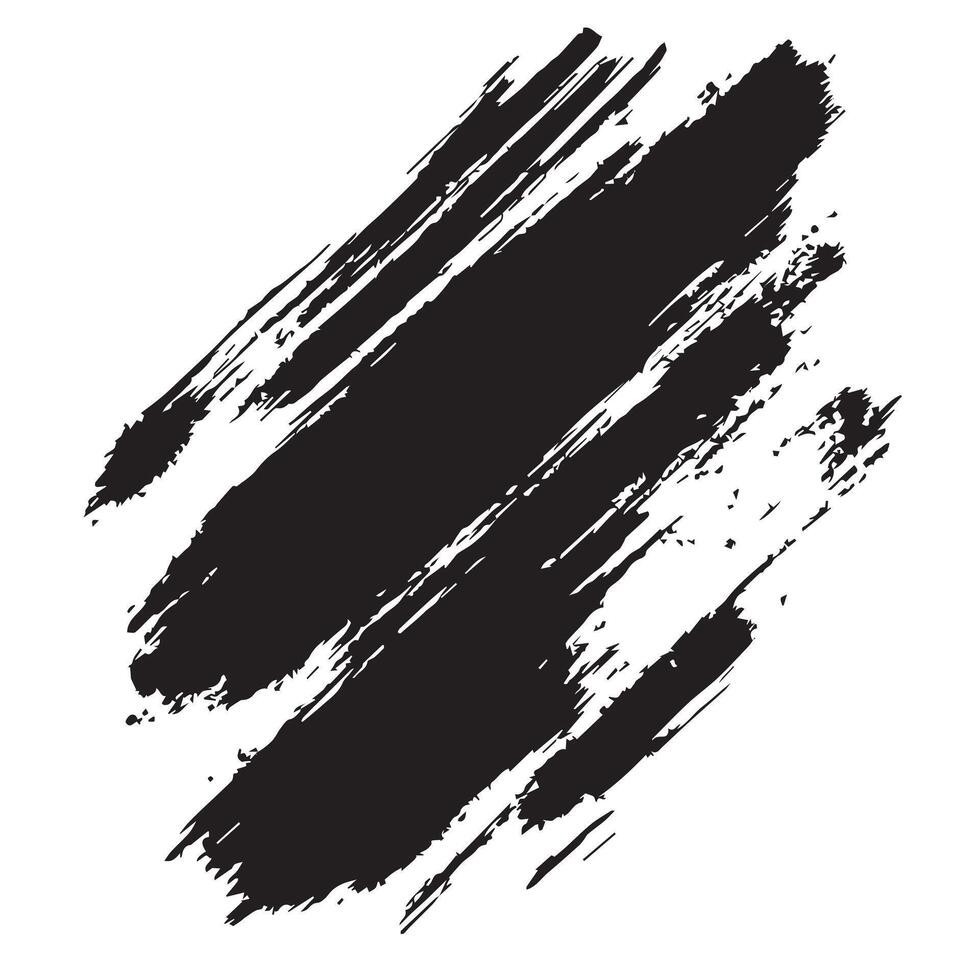 Charcoal Smudged Black Grunge vector