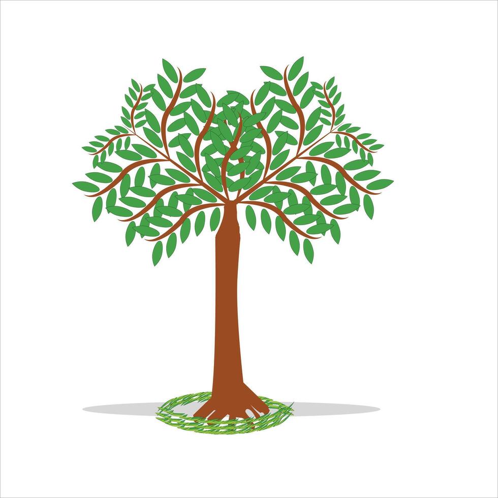 tree icon Illustration over white background vector