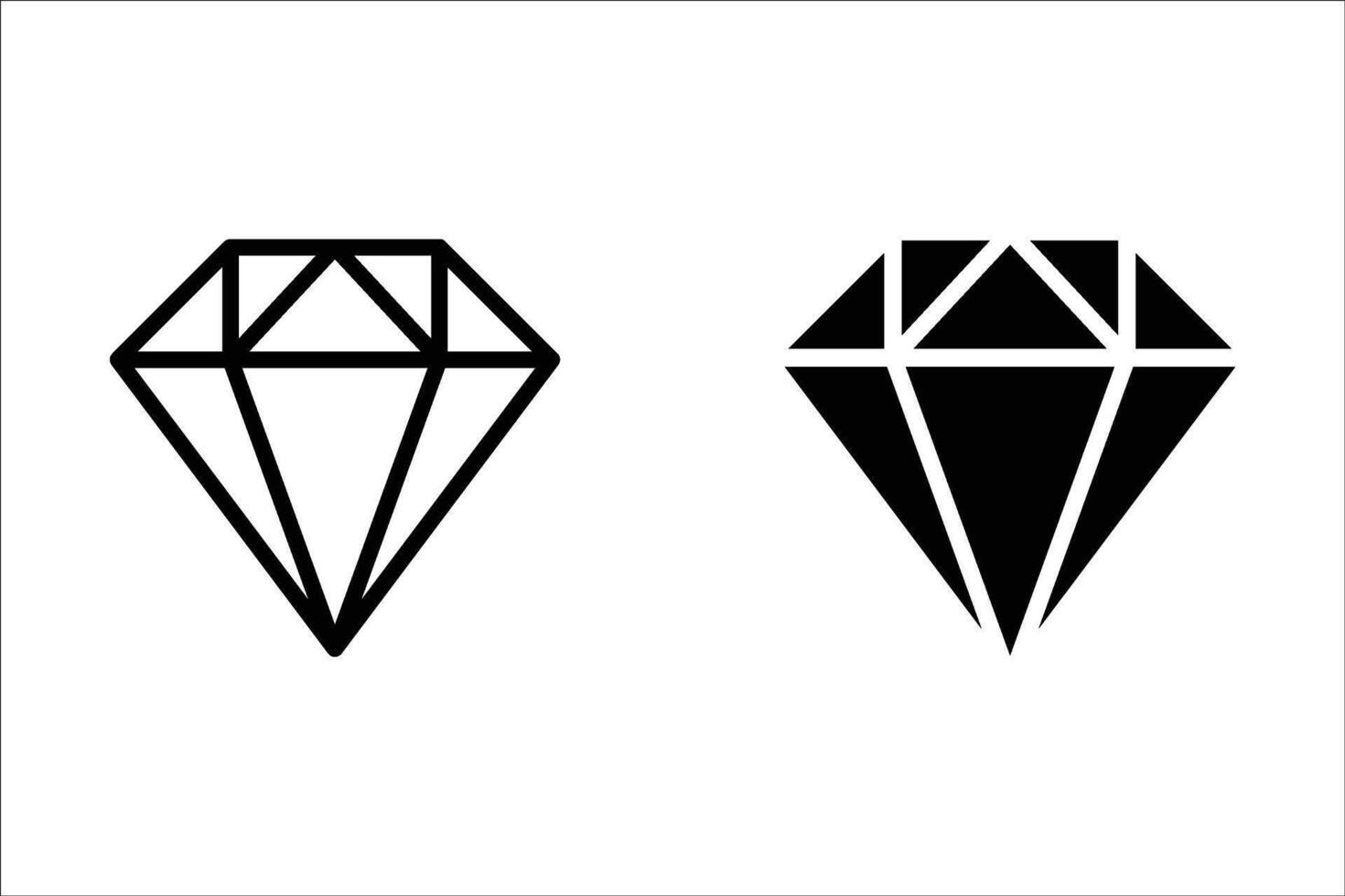 diamond icon. Logo element illustration.diamond symbol design. colored collection. diamond concept. Can be used in web and mobile, simple icon illustration vector