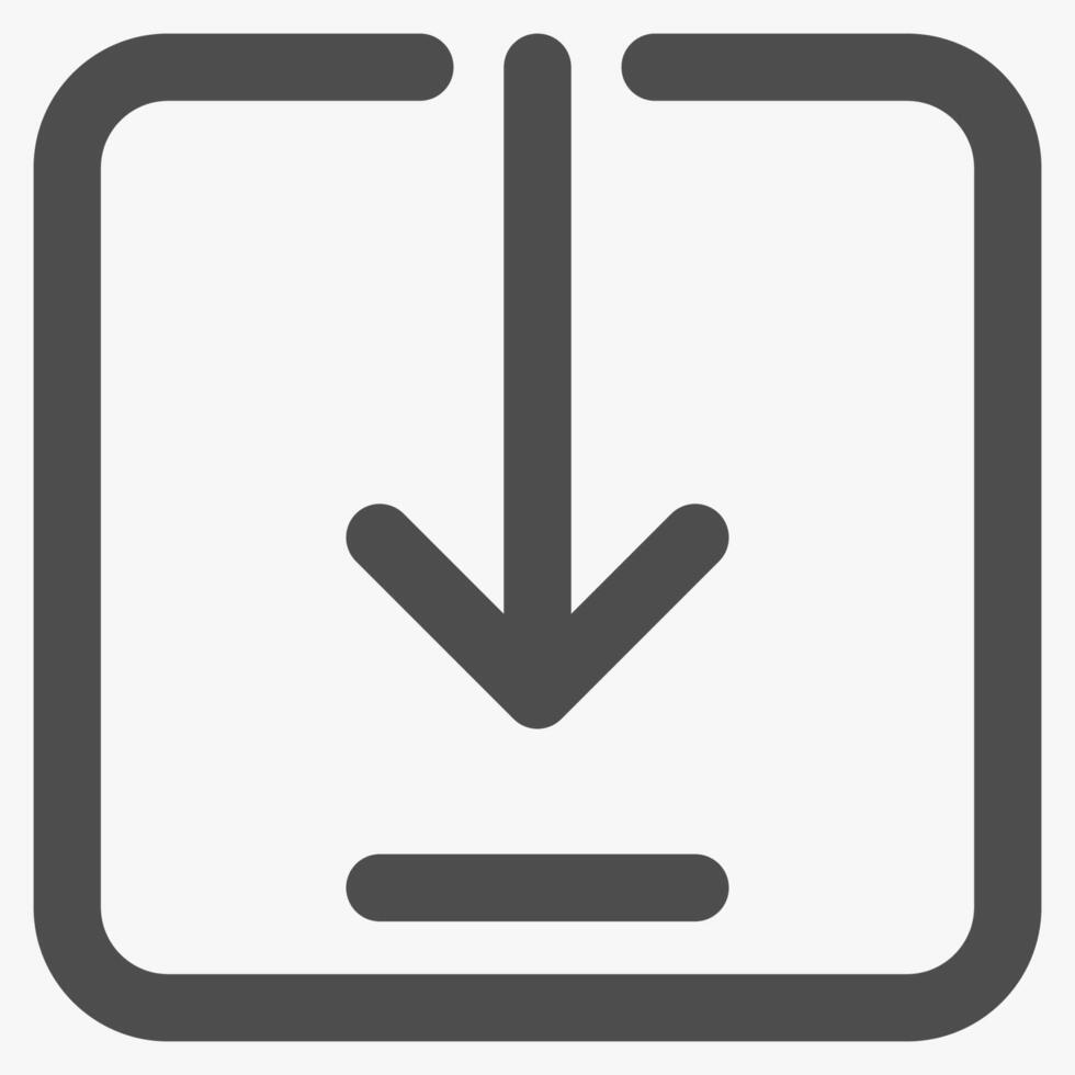 download file, interface icons and symbols vector