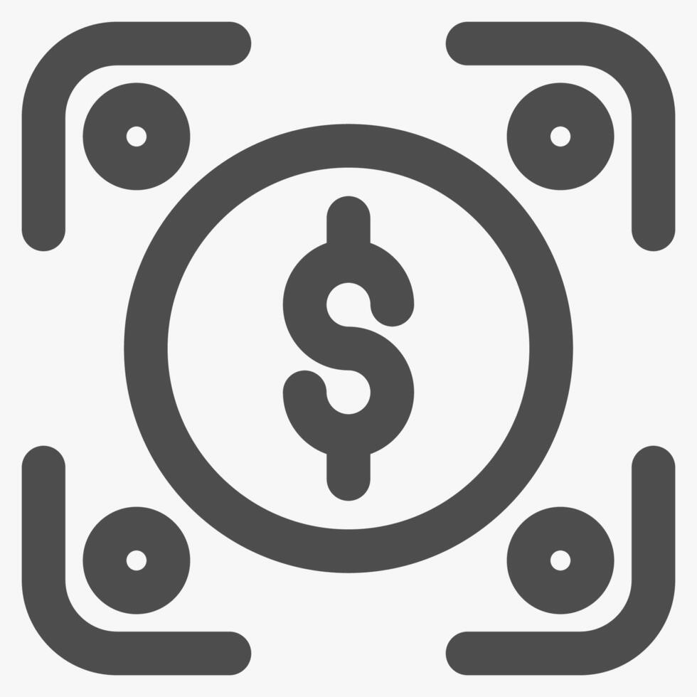 qr code payment, finance and payments icon vector