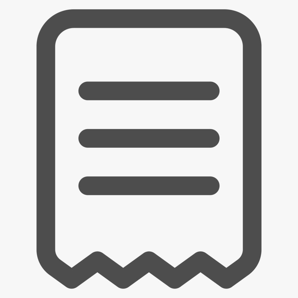 invoice, business and financial transaction icons vector