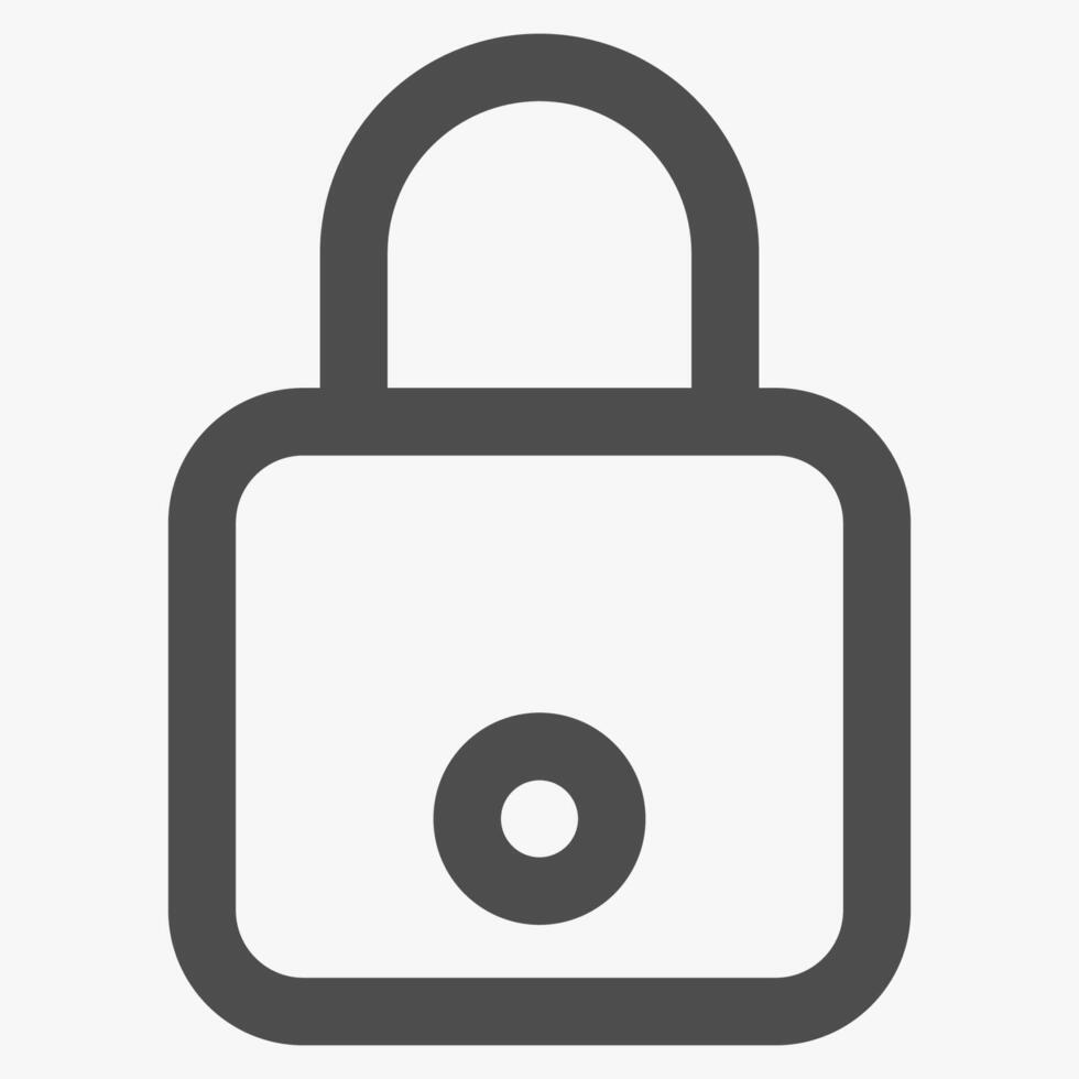 padlock, interface icons and symbols vector