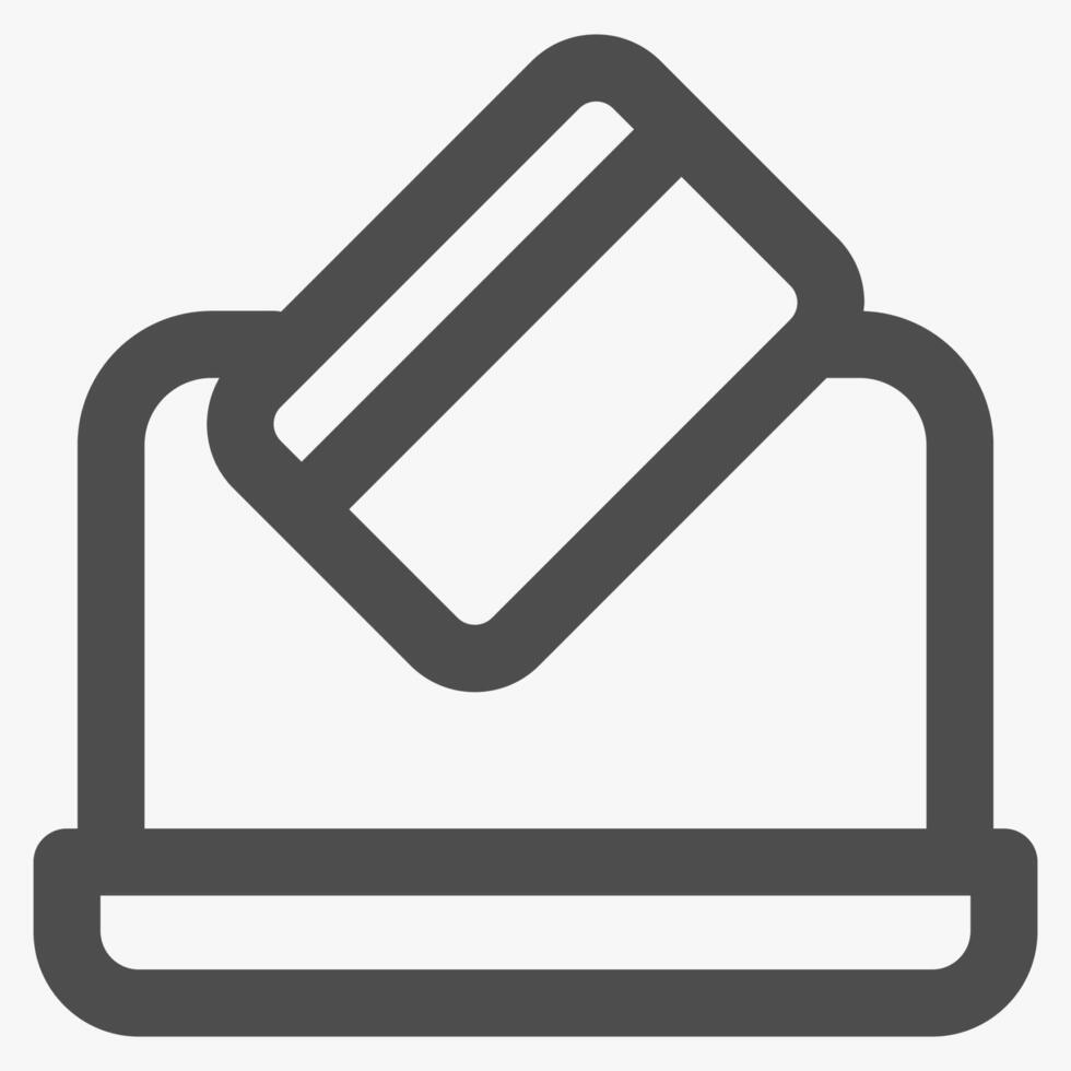 payment gateway, business and financial transaction icons vector
