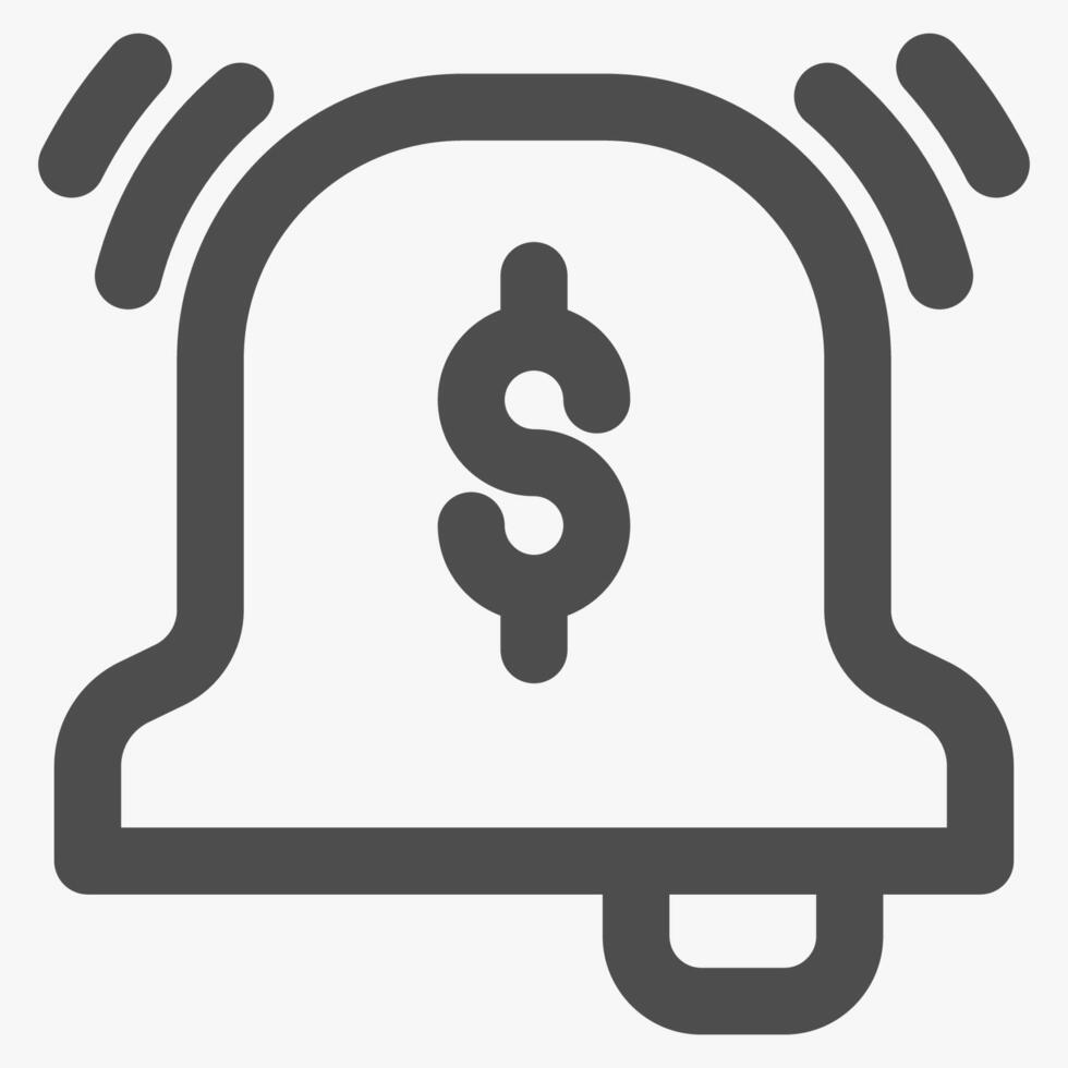 payment reminder, finance and payments icon vector