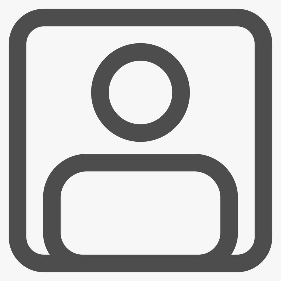 profile, interface icons and symbols vector
