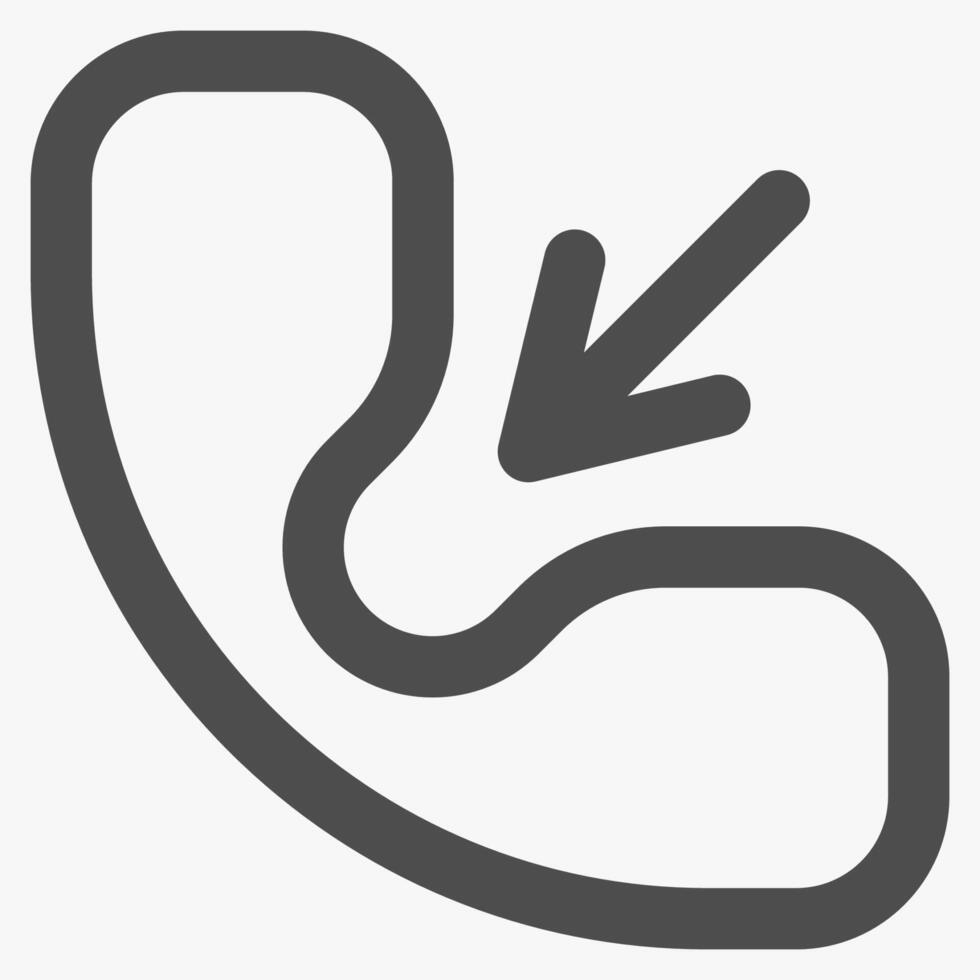 callback request, simple customer service icon vector
