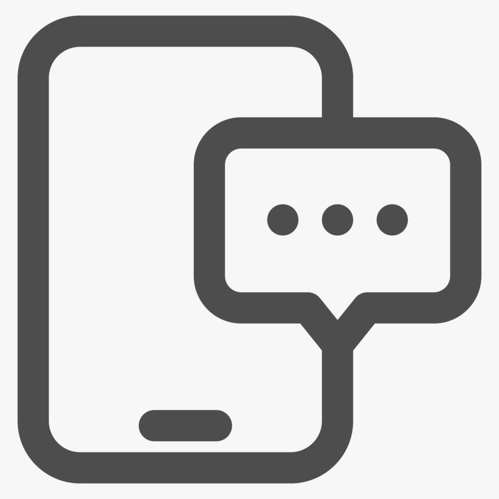 phone support, simple customer service icon vector
