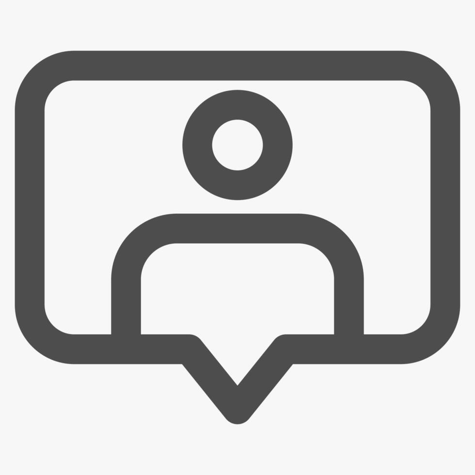 customer portal, simple customer service icon vector