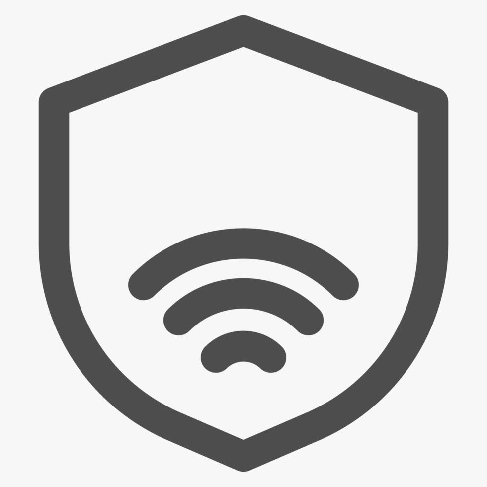 network security, internet and technology icon vector