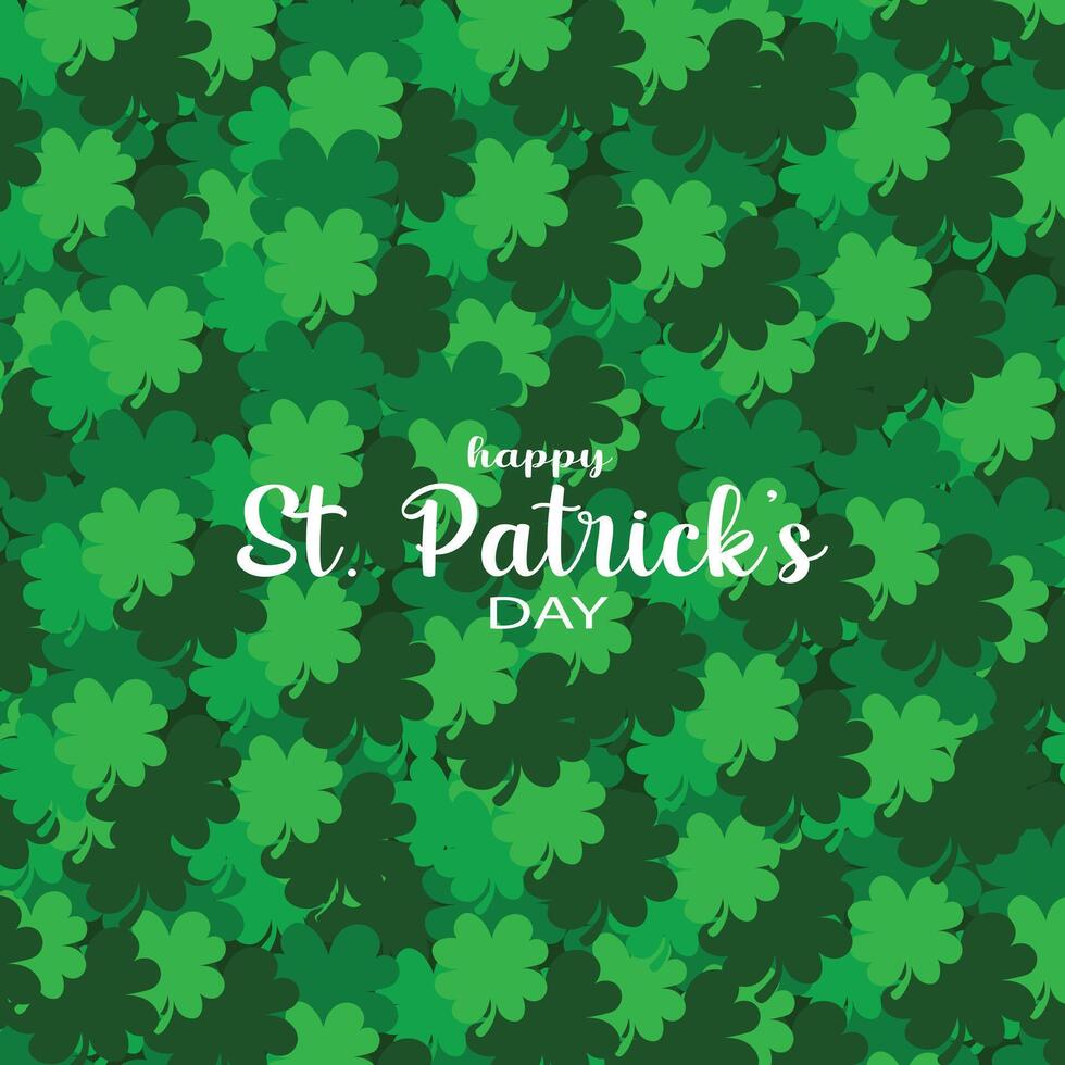 Clover leaf background vector