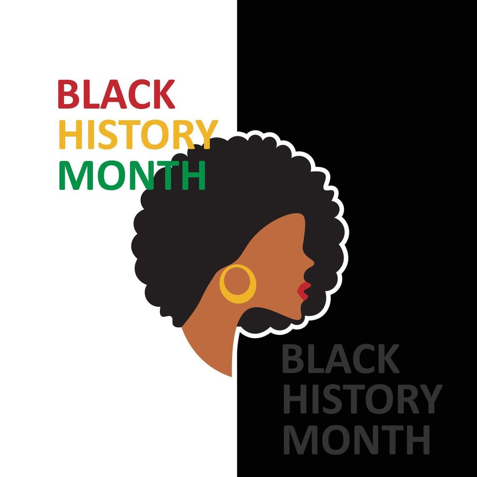 Black history month vector