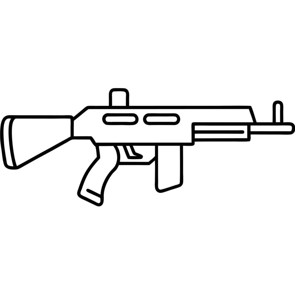Handgun Flat Design Illustration vector