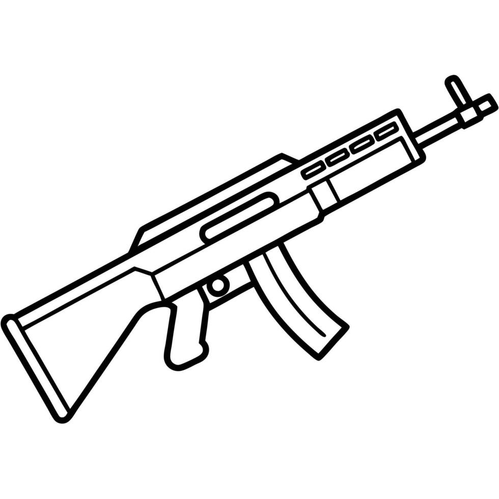 Colorful Gun for Digital Marketing vector