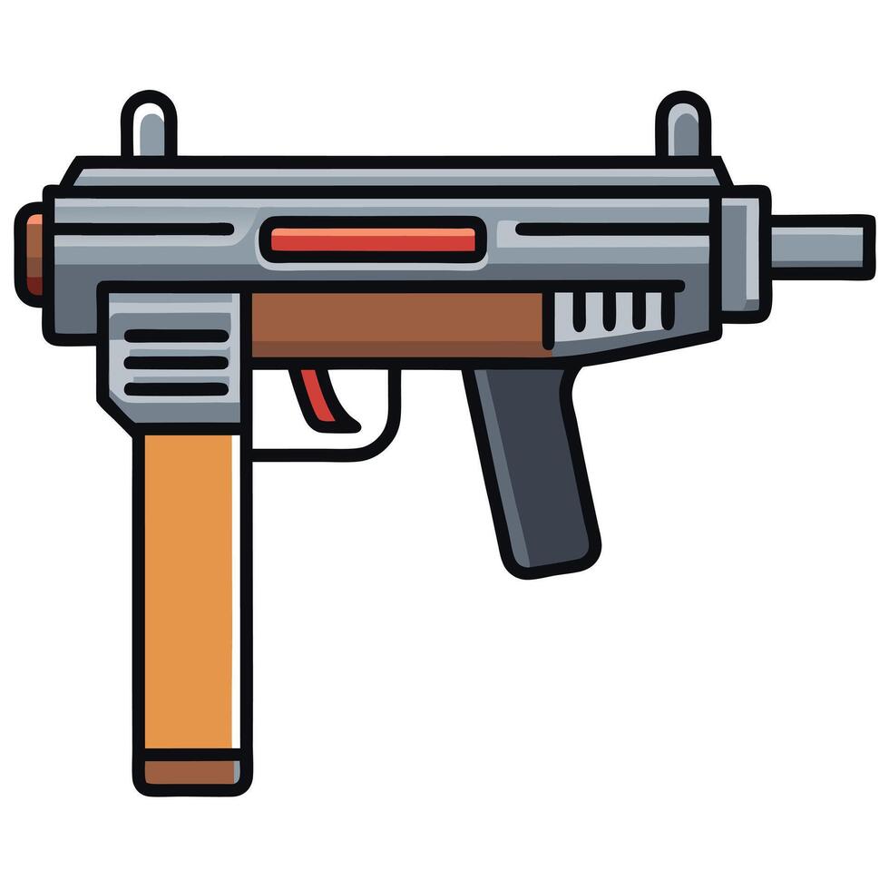 Handgun Sketch in Art vector