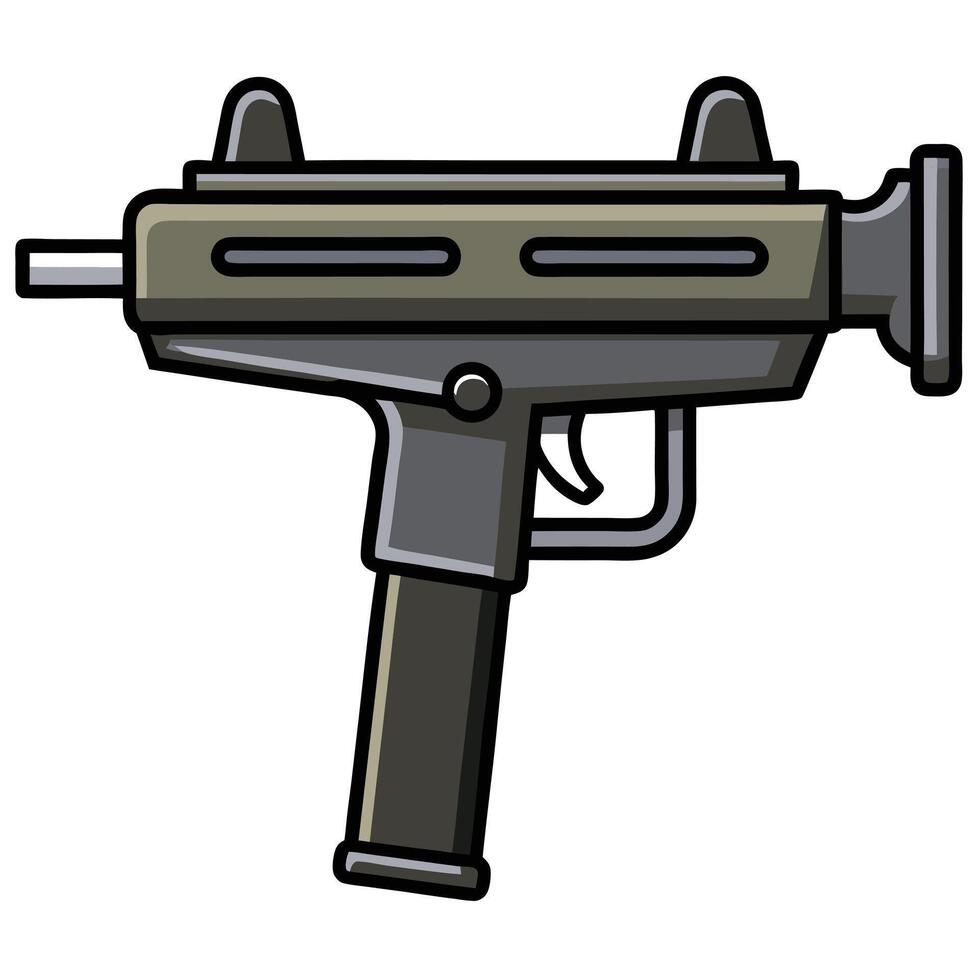 Machine Gun Illustration vector