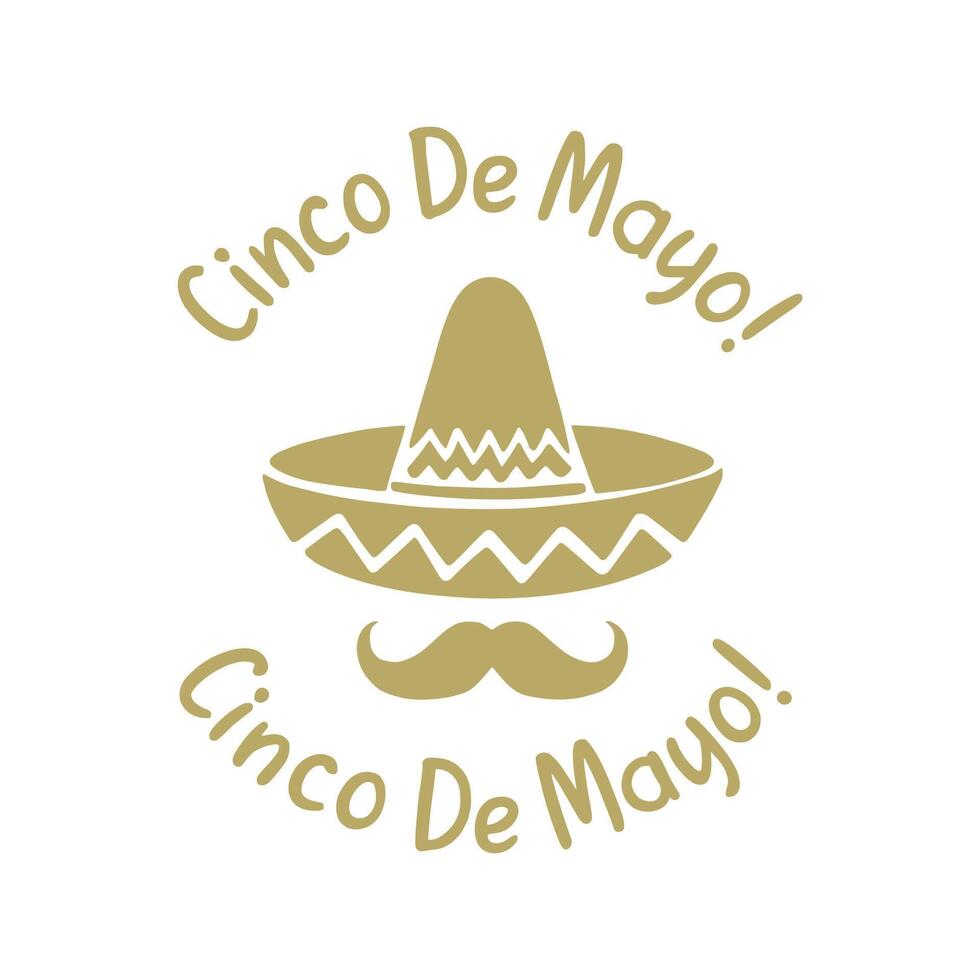Cinco de Mayo Mexican vector