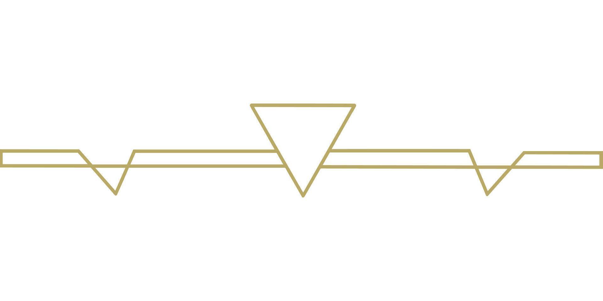 art deco border. decorative frame. vector