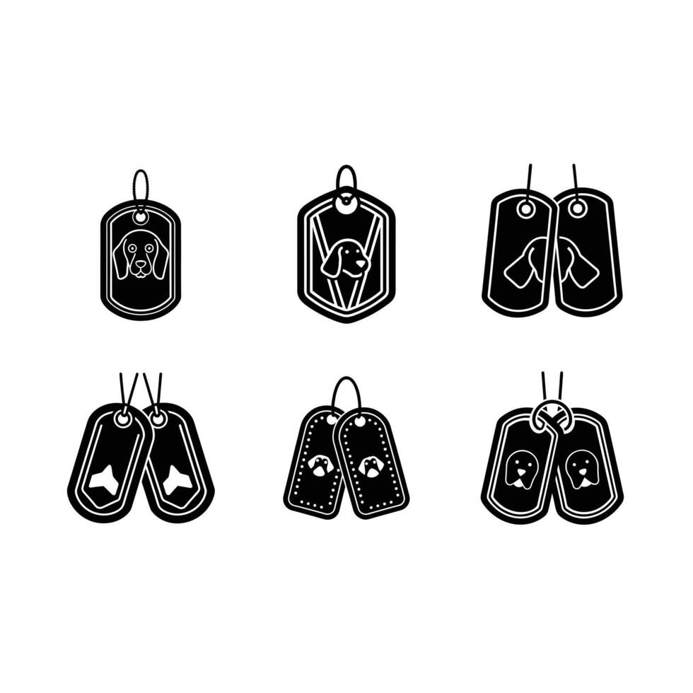 Dog Tags Icon - Illustration for Military, Pet, or Personal Use vector