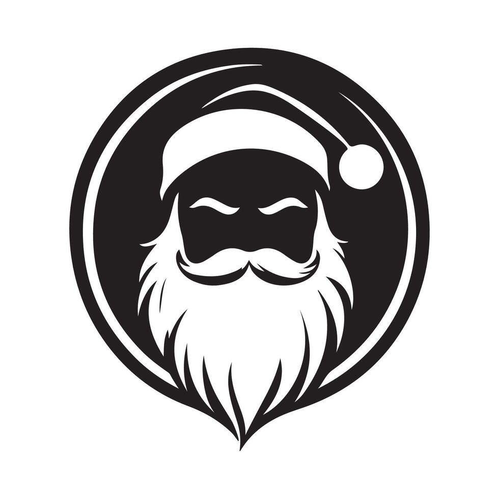 Santa Claus icon symbol illustration isolated on white background vector