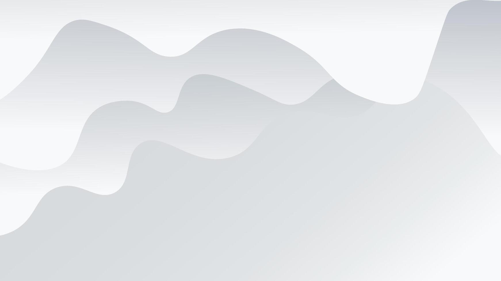 Abstract luxury dynamic soft waves white background vector