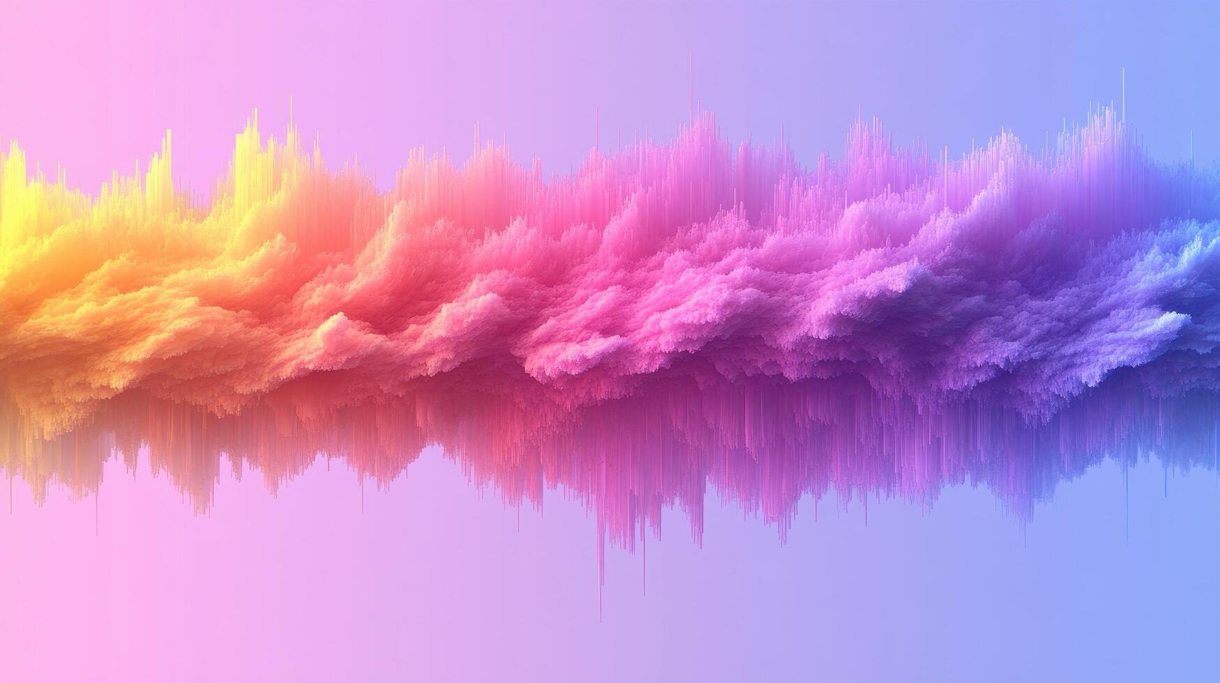 Colorful abstract cloudscape, digital art, background photo