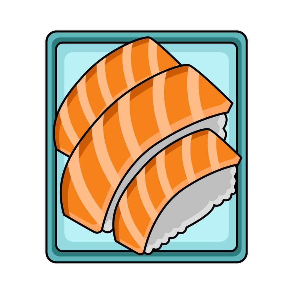 illustration of Sushi Pack vector